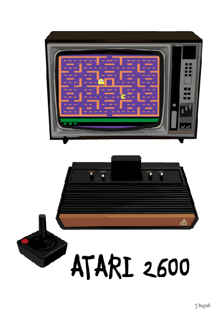 Atari 2600 par Julien Dugué