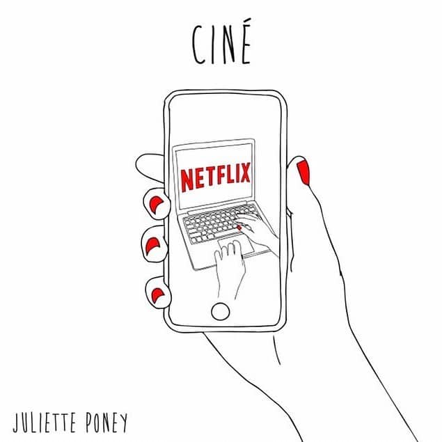 Illustration de Juliette Poney représentant le ciné