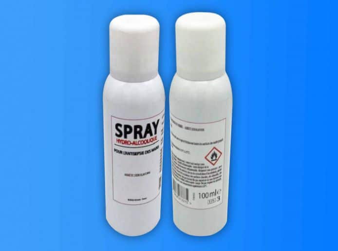 Spray hydroalcoolique