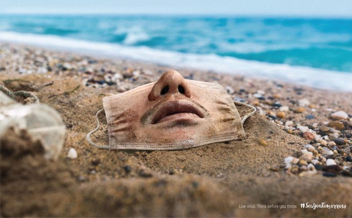 Print de la campagne "Masks Alive" de Sea You Tomorrow