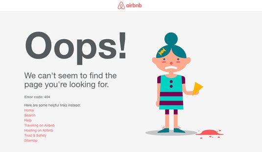 Airbnb erreur 404