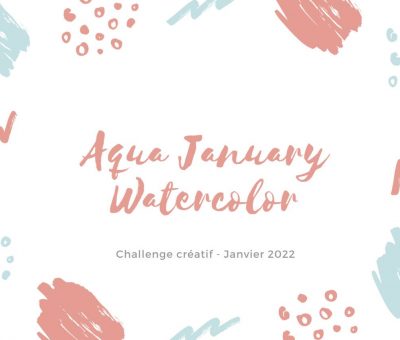aqua january watercolor 2022