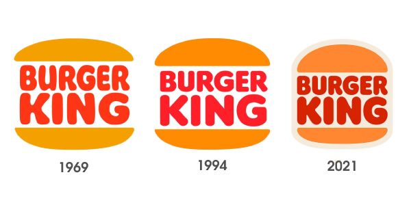 tendances logos 2022 retro exemple burger king
