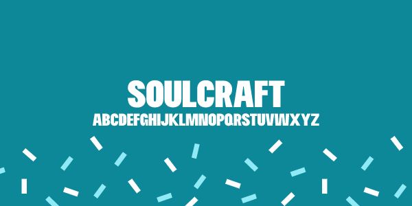 soulcraft typo gratuite et originale 2022