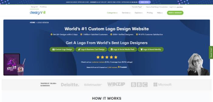 design hill conception de logo en ligne
