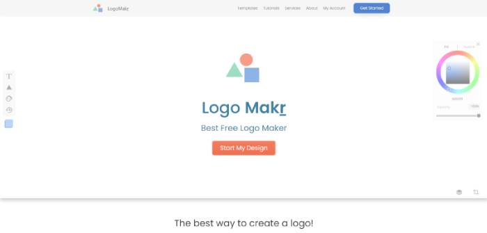conception de logotype pour marque avec logo makr