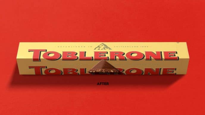 toblerone rebranding apres