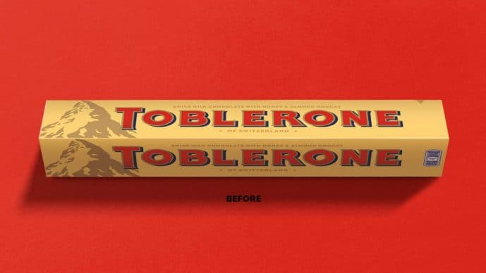 toblerone rebranding avant