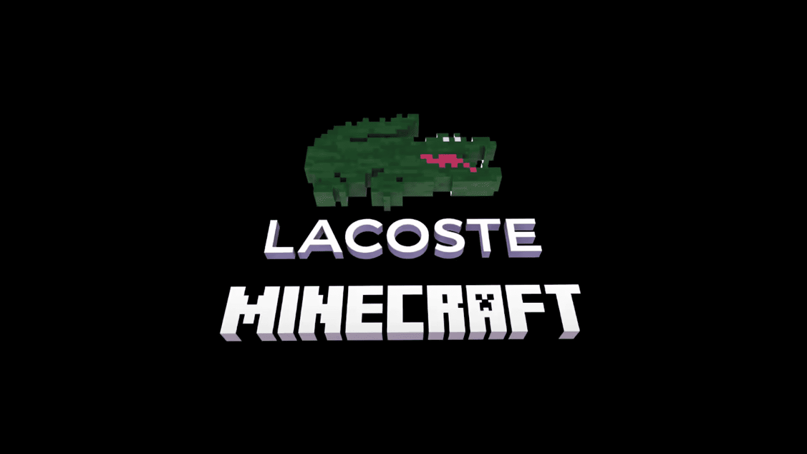 Campagne Lacoste retro pixel