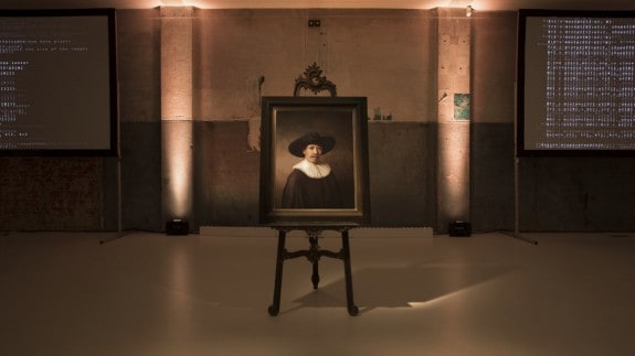 Tableau généré par une IA réalisé à la manière de Rembrandt