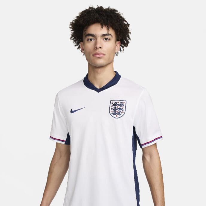 Maillot domicile de l'équipe d'Angleterre pour l'Euro 2024