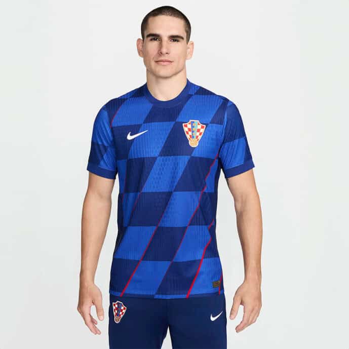 Maillot extérieur de l'équipe de Croatie pour l'Euro 2024