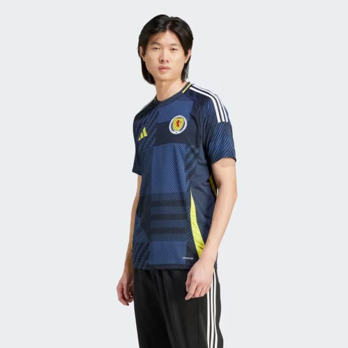 Maillot domicile de l'équipe d'Écosse pour l'Euro 2024