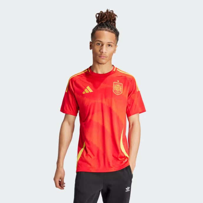 Maillot domicile de l'équipe d'Espagne pour l'Euro 2024
