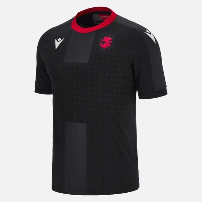 Maillot domicile de l'équipe de Géorgie pour l'Euro 2024