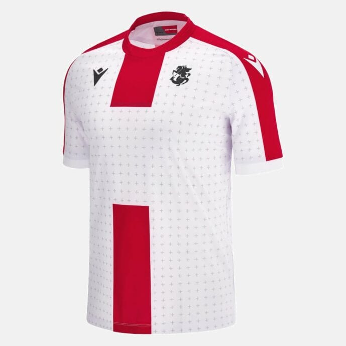 Maillot extérieur de l'équipe de Géorgie pour l'Euro 2024