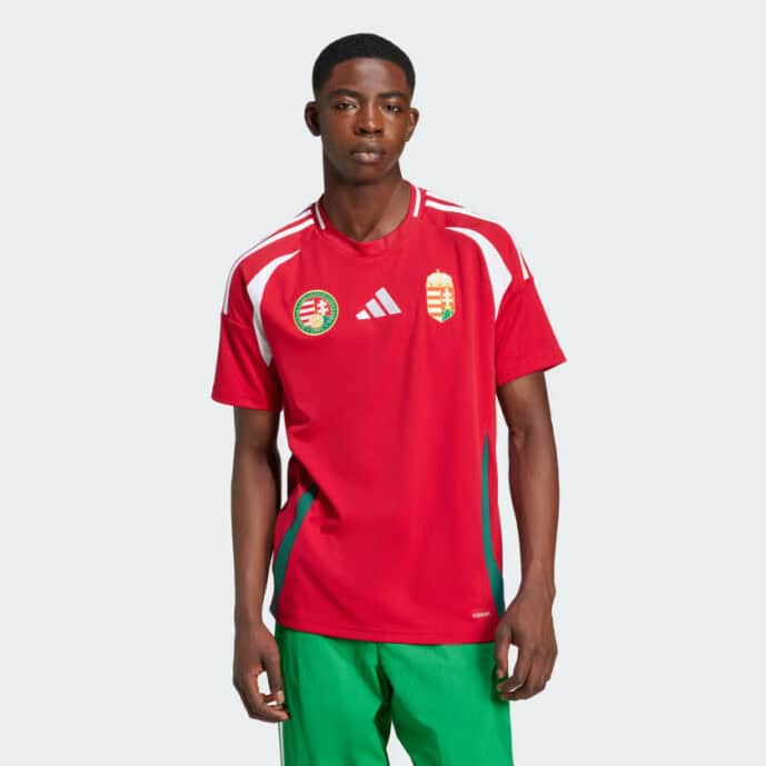 Maillot domicile de l'équipe de Hongrie pour l'Euro 2024