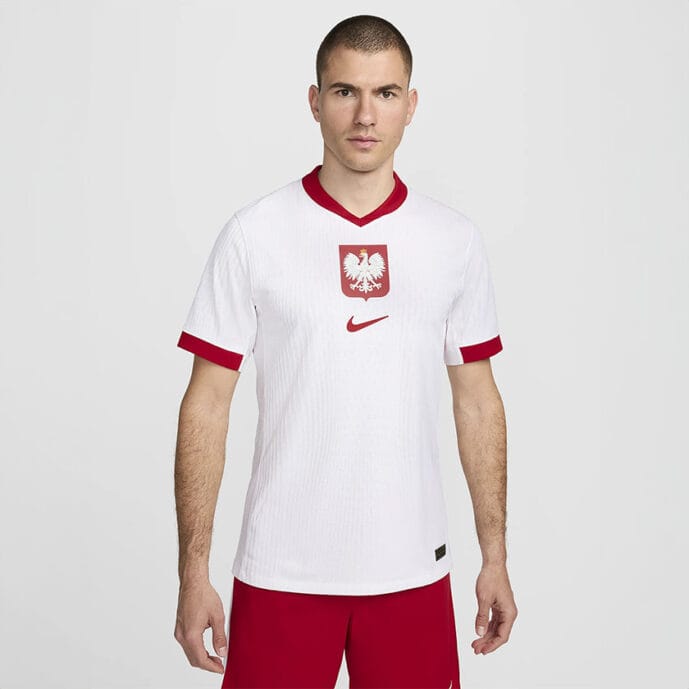Maillot domicile de l'équipe de Pologne pour l'Euro 2024
