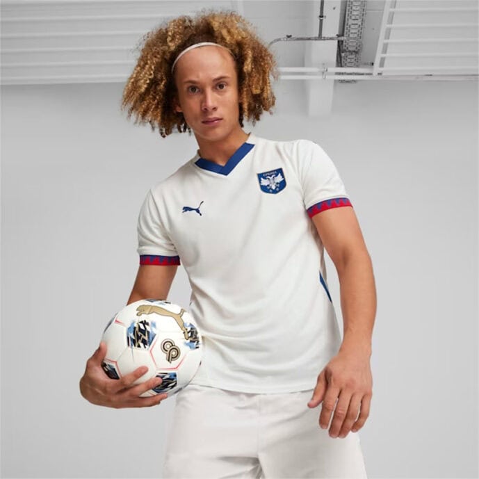 Maillot extérieur de l'équipe de Serbie pour l'Euro 2024