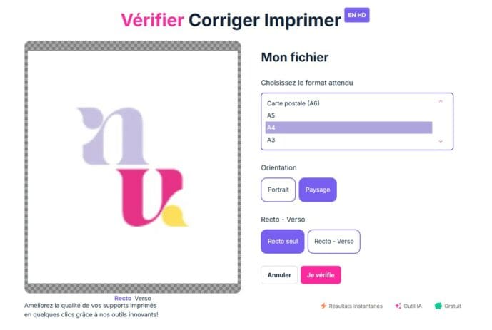 ReadyToPrint - Vérifier Corriger Imprimer