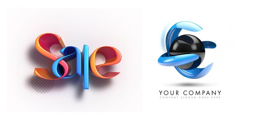 Type de logo : Logo 3D