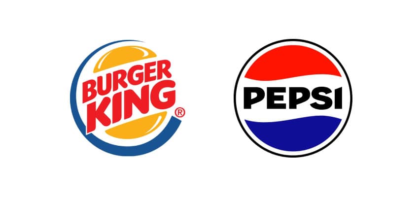 Burger King & Pespi : logo emblème