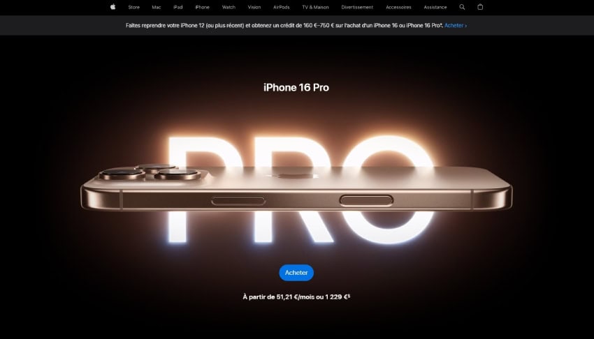 Web design - Animation defilement