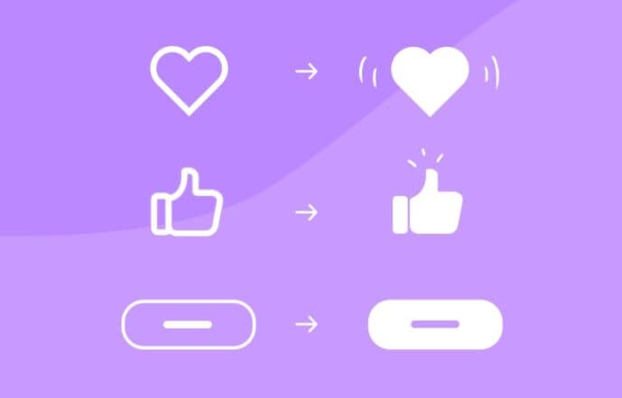 Micro animation - Tendance webdesign 2025