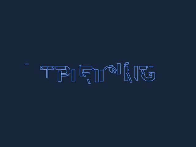 Morphing typographique - Typo 2025 tendance