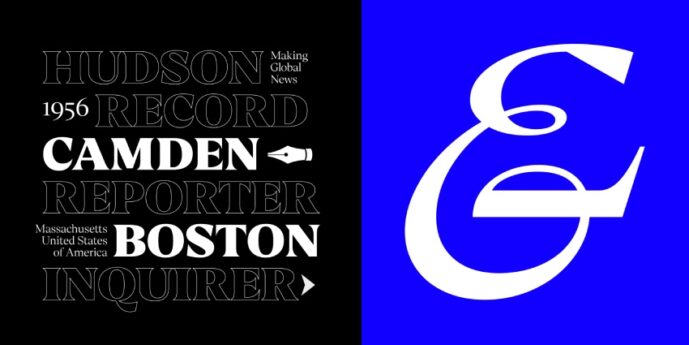 typographie sans empattement - Tendance graphique 2025