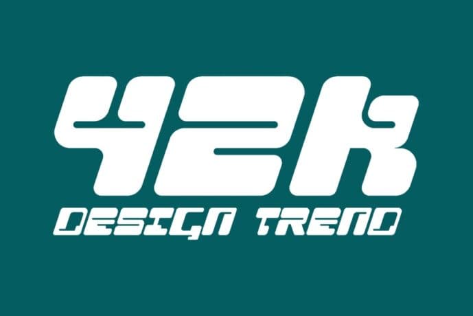 y2k tendance typographique 2025