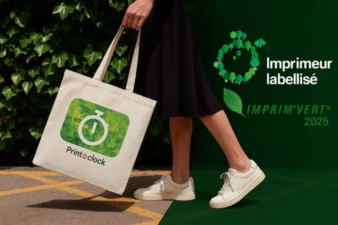 PrintOclock renouvelle son Label Imprim'Vert pour 2025