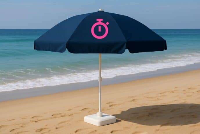 parasol publicitaire