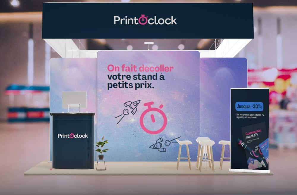 Événementiel & Salon Pro : PrintOclock enrichit son offre avec une gamme 100% lumineuse
