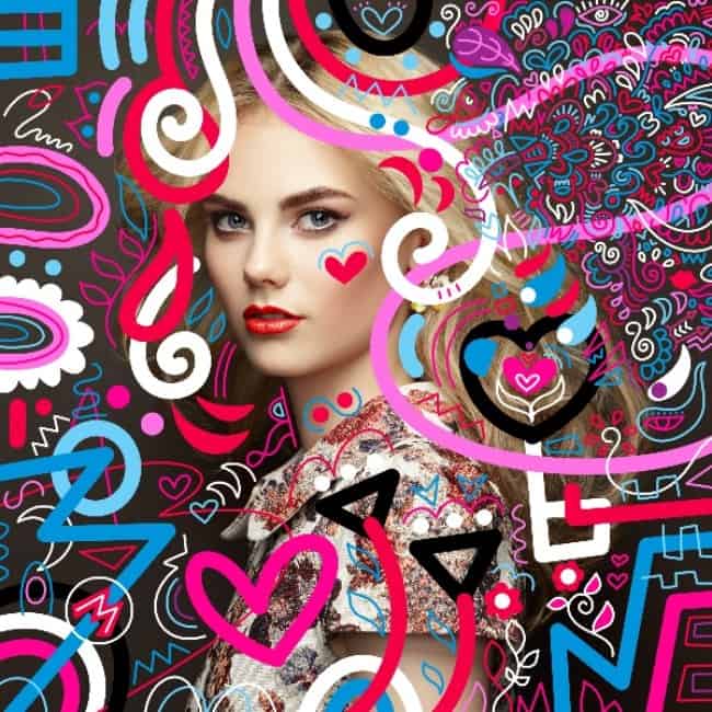 tendance graphique 2026 digital mixed media