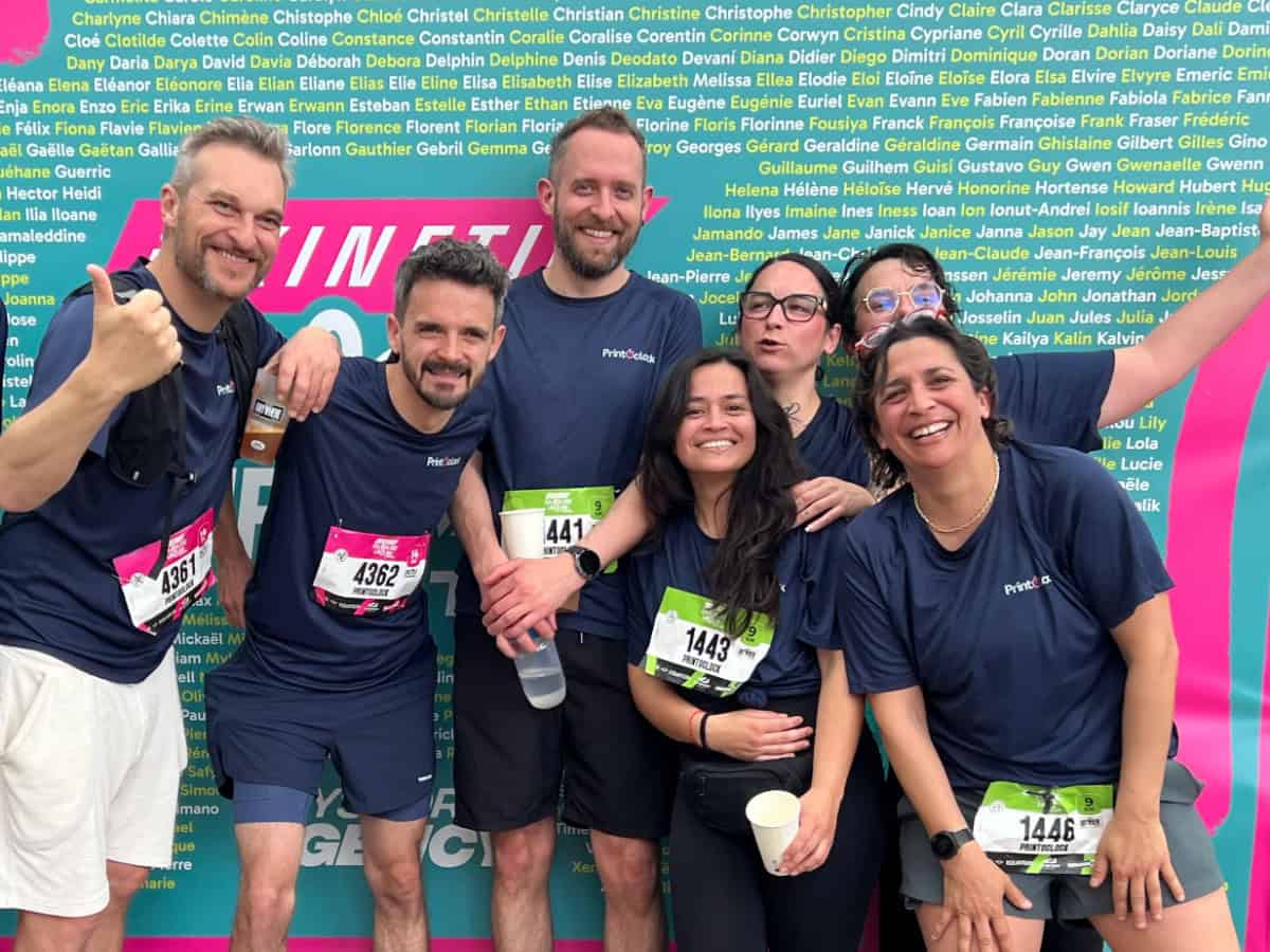 PrintOclock au Kinetik Toulouse Urban Trail : 13 collaborateurs courent pour la solidarité !