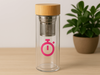 Bouteille avec infuseur personnalisée