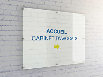 plaque professionnelle