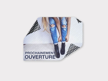 adhésif vinyle microperforé