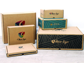 Boîtes et emballages pour colis personnalisés