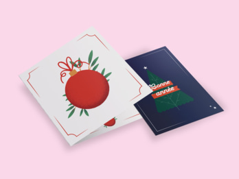 Gobelet personnalisé design de Noël décor renne & flocons