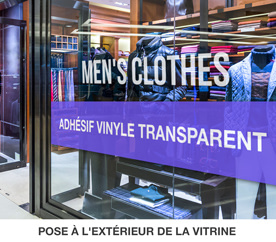 adhésif vinyle transparent