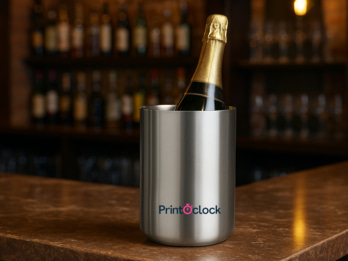 Seau à champagne publicitaire