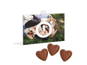 Coeur chocolat personnalisé