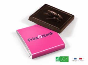 Carré de chocolat publicitaire personnalisé 4 g