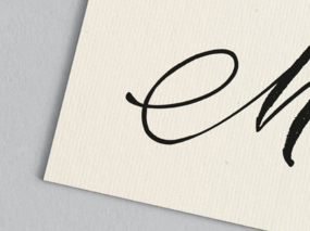 Carte de visite papier chanvre
