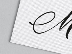 Carte de visite papier Rives Design