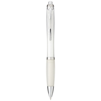 Stylo bille avec corps et grip colorés Nash (encre bleue)