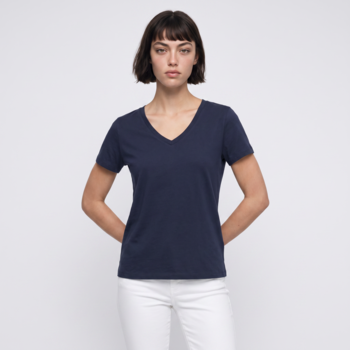 T-shirt Regent V en coton - Femme