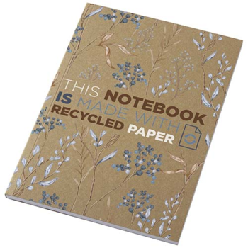 Carnet A5 à couverture souple recyclée en kraft Novella Austen 50 feuilles
